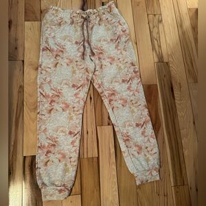 Lauren Conrad Floral sweatpants
